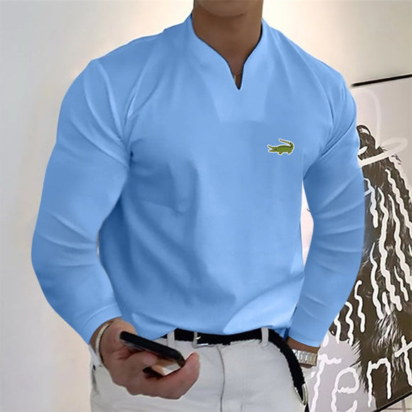 Shawbest-Men's Brand Fashion V-neck T-Shirt
