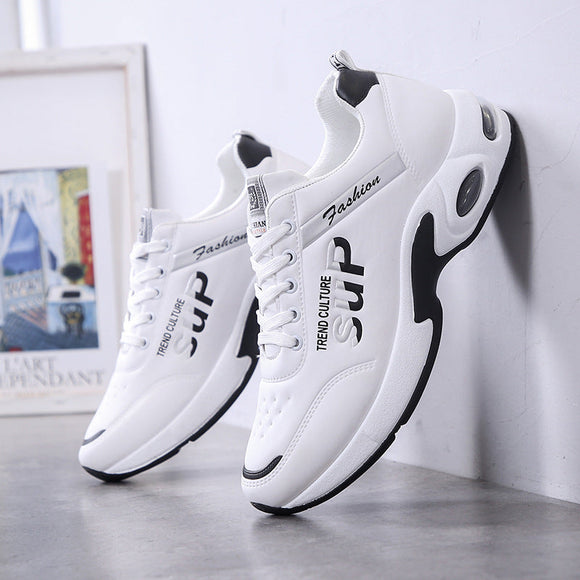 Shawbest-Leather Air Cushion Sneakers