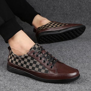 Shawbest-Genuine Leather Comfortable Men Casual Shoes