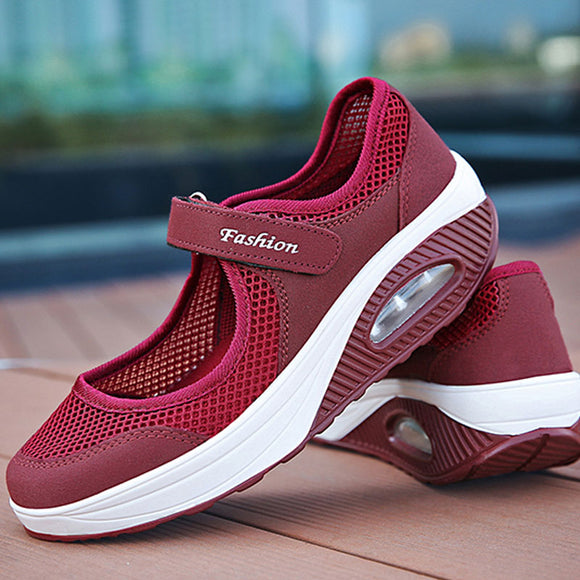Shawbest-Woman Breathable Mesh Casual Shoes