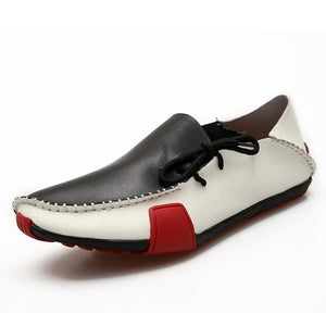 Men's Fashion Handmade Sewing Leather Loafers