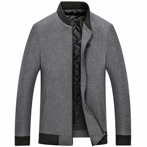 Shawbest-2021 New Men's Woolen Jacket Coat