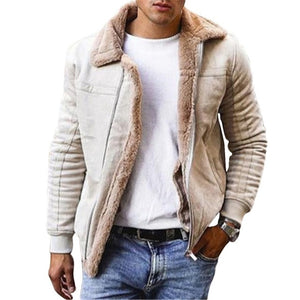Shawbest-Winter Men's Faux Leather Jackets