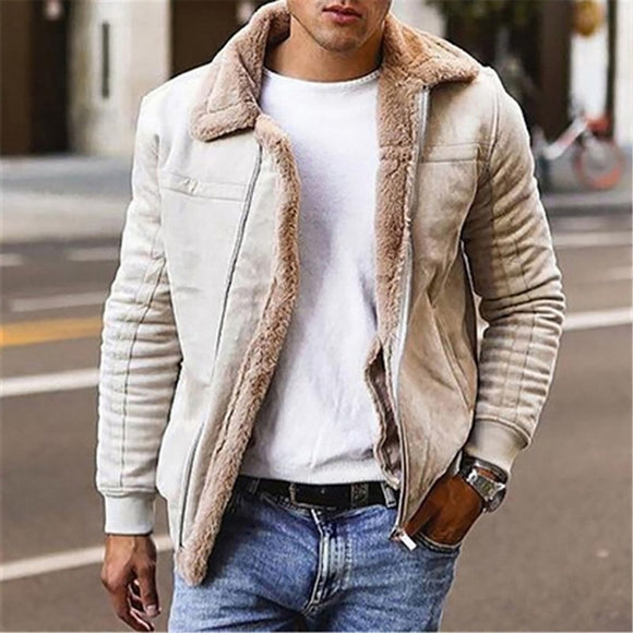 Shawbest-Winter Men's Faux Leather Jackets