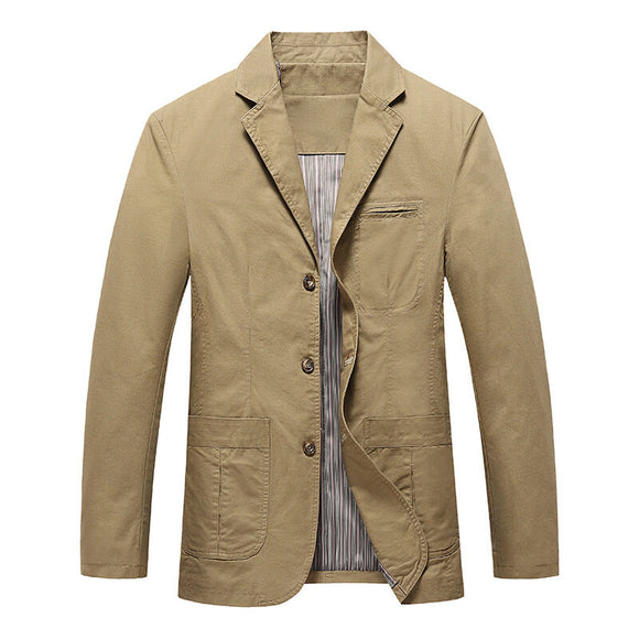 Shawbest-New Mens Casual Business Trench Coat