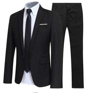 Shawbest-Fashion Men Classic 2piece Set Suit