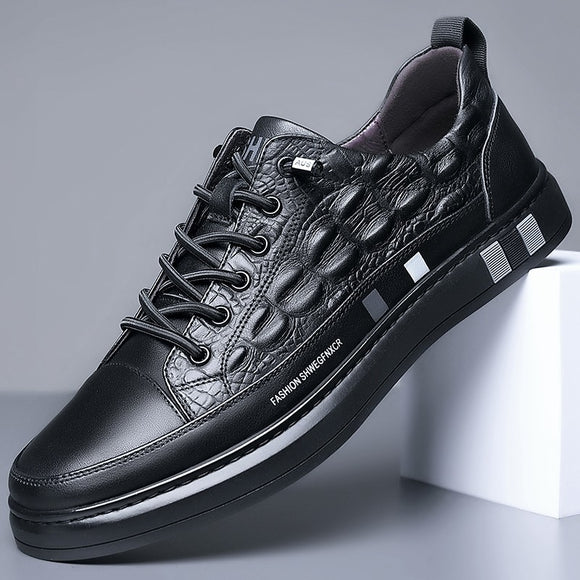 Shawbest-New Men Fashion Luxury Leather Shoes