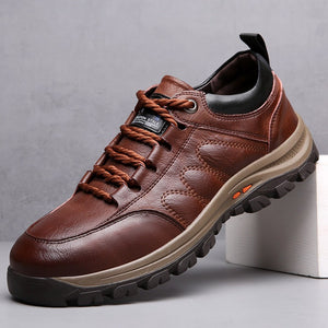 Shawbest-New Fashion Men Leather Casual Shoes
