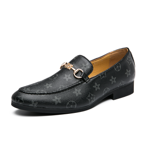 Shawbest-Fashion Men Oxford Leather Loafers