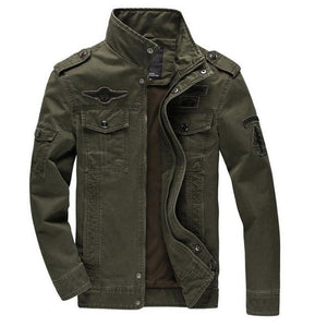 Men's Army Green Military Jacket