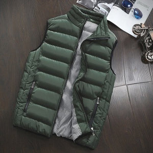 Shawbest-New Mens Winter Casual Jacket Sleeveless Vest