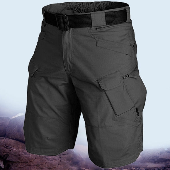 Shawbest-Men Outdoor Waterproof Multi-pocket Shorts