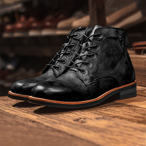 Shawbest-Men's American Casual Leather Boots