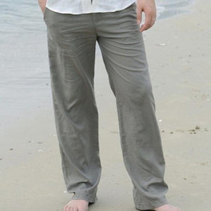 Shawbest-Men Casual Breathable Linen Pants