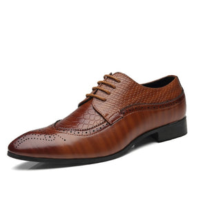 Shawbest-New Men Classic Office Dress Shoes