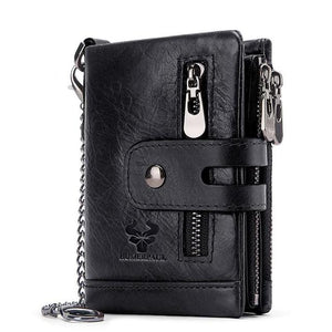 Shawbest-Fashion Men Genuine Leather Wallet
