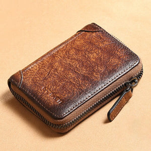 Shawbest-Cow Leather Card Bag Wallet