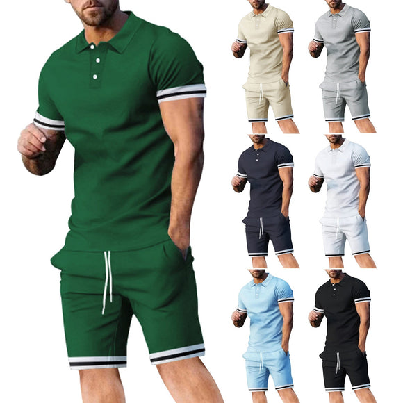 Shawbest-Summer Polo Short Sleeve Set
