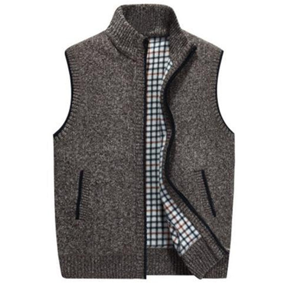 Shawbest - Autumn Winter Men's Wool Sweater Vest