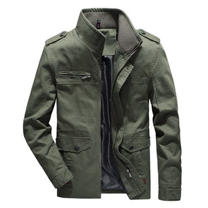 Shawbest-Casual Washed Outdoor Tooling Jacket
