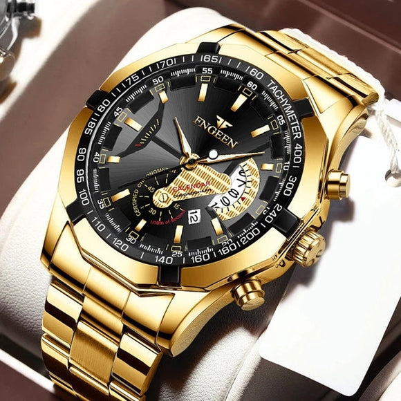 Shawbest-Men Luxury Fashion Stainless Steel Watches