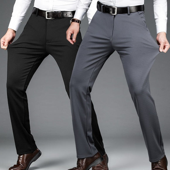Shawbest-Business Men Elasticity Long Pants