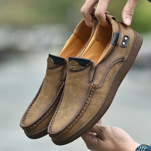 New Breathable Leather Men's Loafers