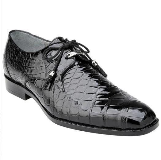 Shawbest-Mens Leather Business Dress Shoes