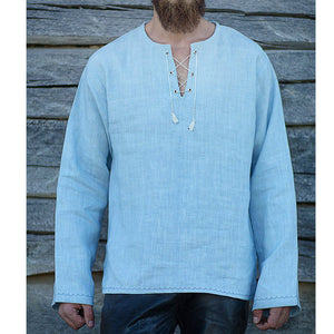 Shawbest-New Men's Cotton Linen T shirt