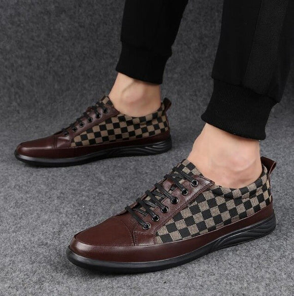 Shawbest - Men Fashion Business Casual Leather Shoes