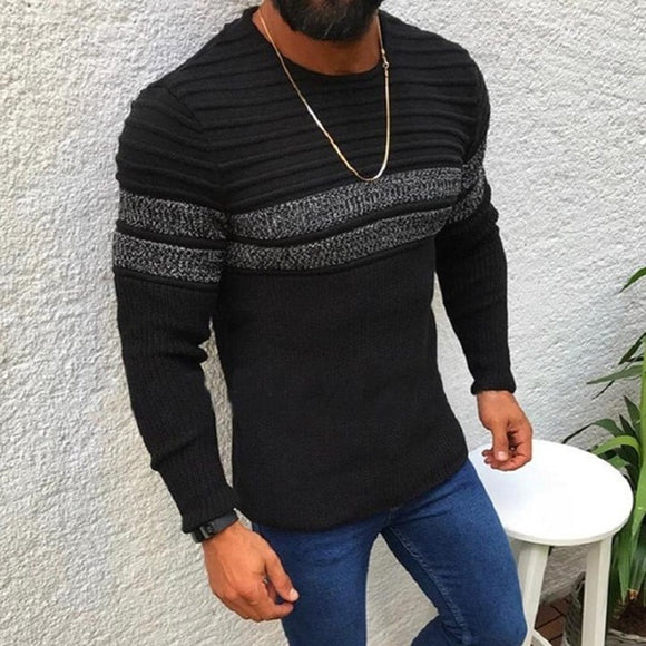 Shawbest-Fashion Casual Slim Fit Knitted Sweaters