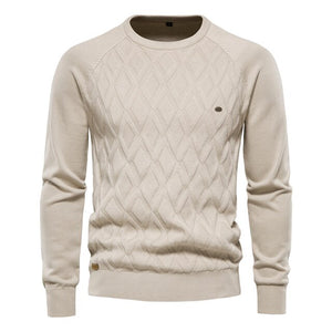 Shawbest-Men O-neck Knitted Warm Sweaters