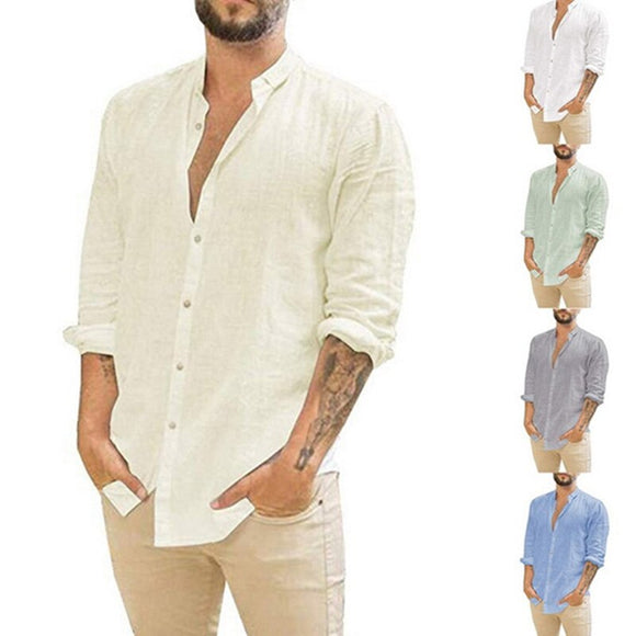 Shawbest-Men's Fashion Beach Casual Shirts