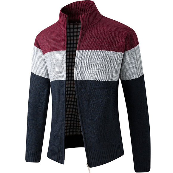 Shawbest-Autumn Winter Elegant Men Sweater Cardigan