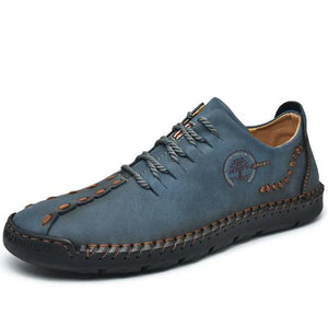 Shawbest-Fashion Leather Men Casual Shoes