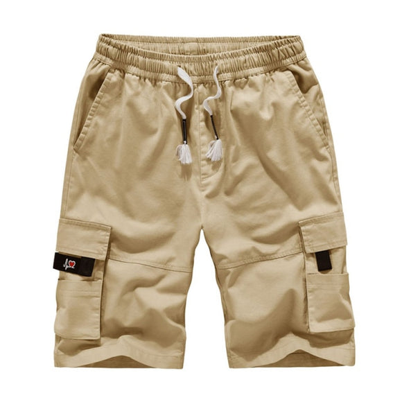 Shawbest-Mens Summer Cotton Camo Shorts