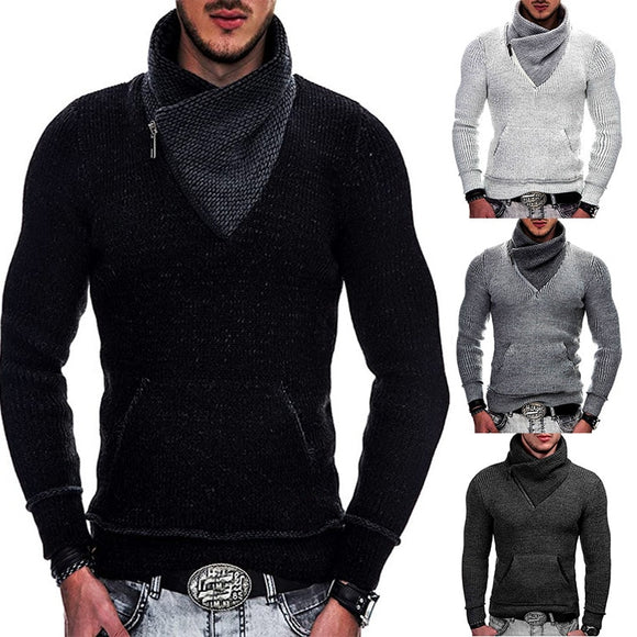 Shawbest-Mens Wool Casual Vintage Sweater
