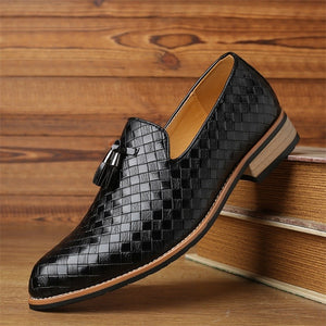 Shawbest-New Men Braid Casual Loafers