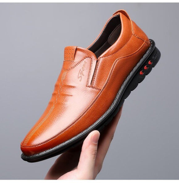 Shawbest-2021 New Mens Retro Leather Shoes