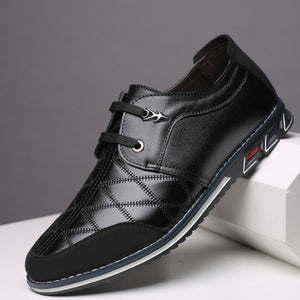 Shawbest-Men Buiness Formal Casual  Oxford Leather Shoes