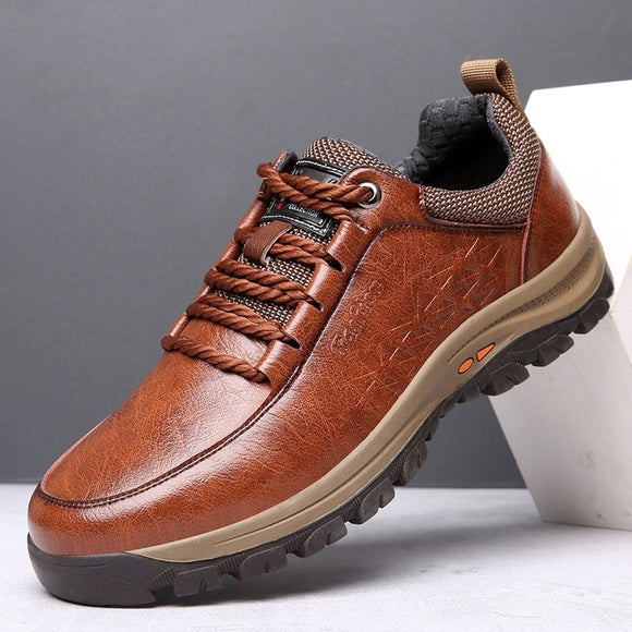 Shawbest-New Fashion Men Leather Brogue Shoes