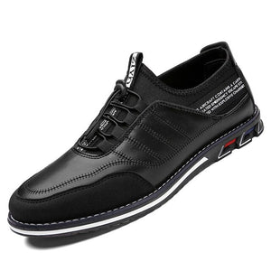Shawbest-New Genuine Leather Men Casual Shoes