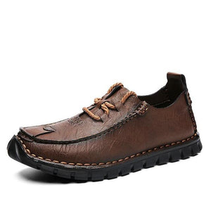 Shawbest-New Men Casual Leather Soft Shoes
