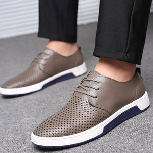 Shawbest-Fashion Men's Breathable Oxford Casual Shoes