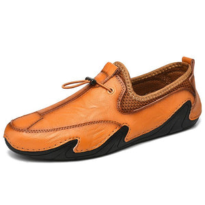 Shawbest-Summer Genuine Leather Men Loafers