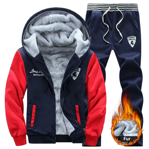Shawbest-Men's Winter Warm Leisure Sports Suits