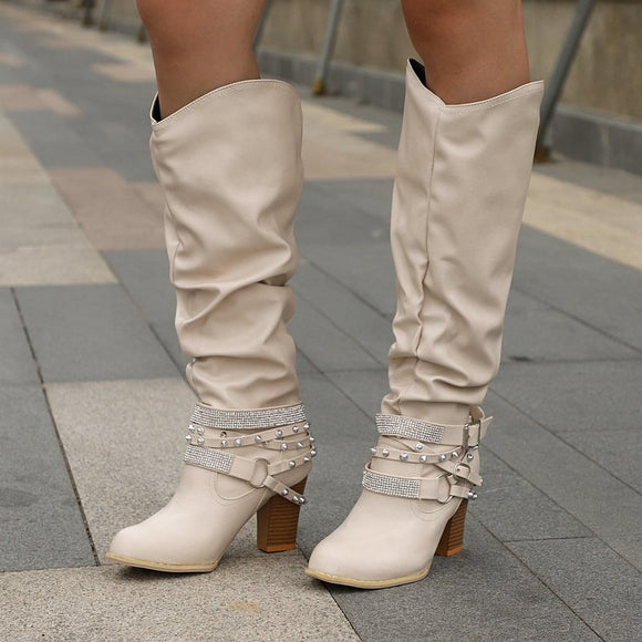 Shawbest-New Women's Knee-High Boots
