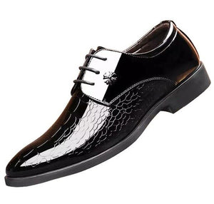 Men's Snakeskin Grain Leather Dress Shoes