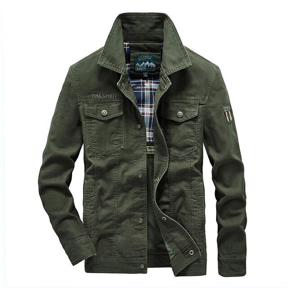 Shawbest-Quality Cotton Spring Autumn Mens Jackets