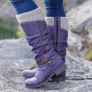 Shawbest-Women Winter Vintage Fashion Boots